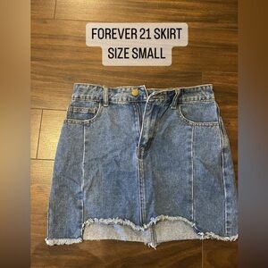 Forever 21 Jean Skirt